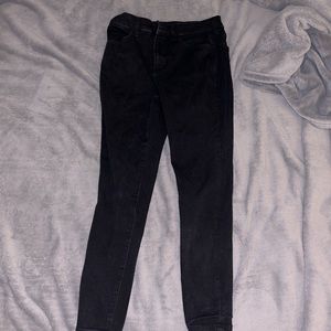 American eagle black hi-rise jeggings size 6 (dream stretch)